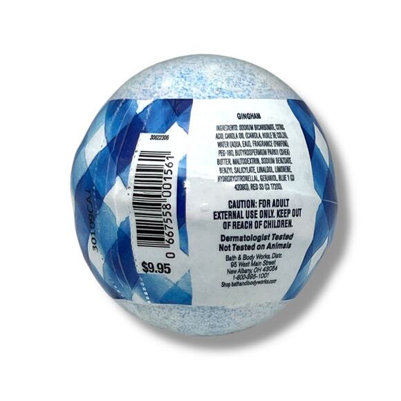 NWT Bath and Body Works Gingham Fragrance Bath Fizzy - Picture 4 of 4